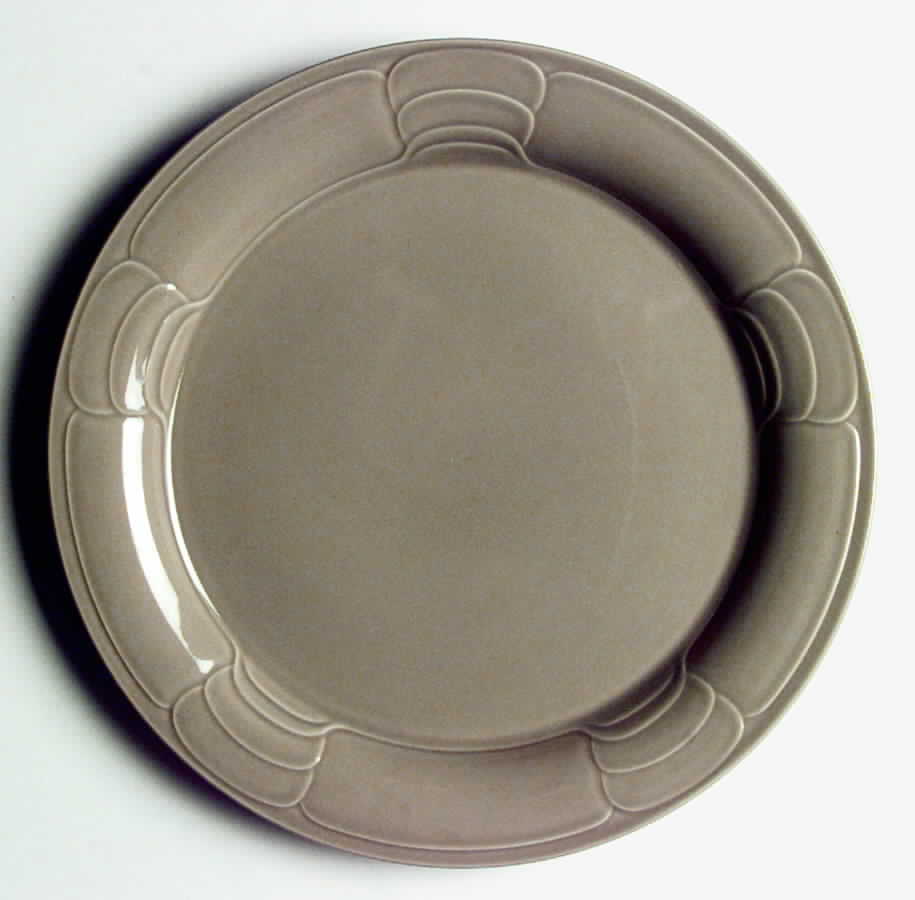 Sculptura Taupe Dinner Plate by Arita-1