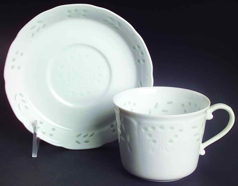 Snow Princess Flat Cup & Saucer Set by Arita-1