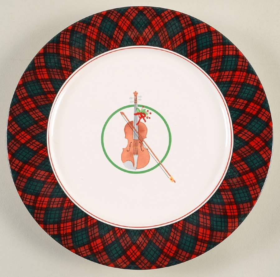 Tartan Plaid Traditions Accent Salad Plate by Arita-1