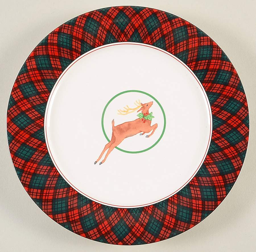Tartan Plaid Traditions Accent Salad Plate by Arita-1