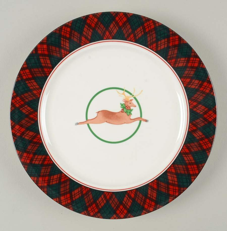 Tartan Plaid Traditions Accent Salad Plate by Arita-1