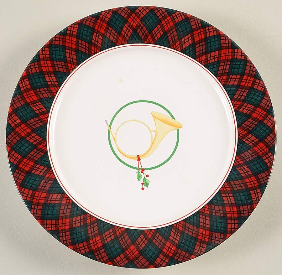 Tartan Plaid Traditions Accent Salad Plate by Arita-1