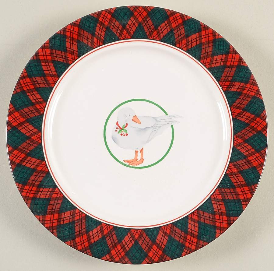 Tartan Plaid Traditions Accent Salad Plate by Arita-1