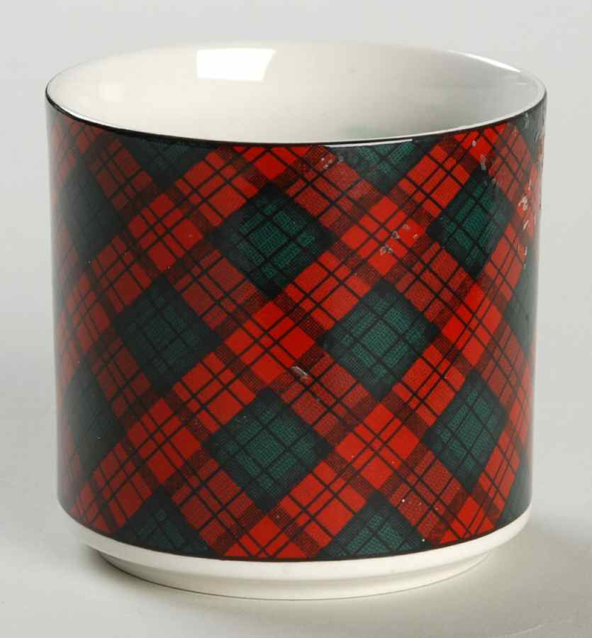 Tartan Plaid Votive Candleholder by Arita-1