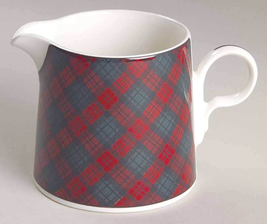 Tartan Plaid Creamer by Arita-1