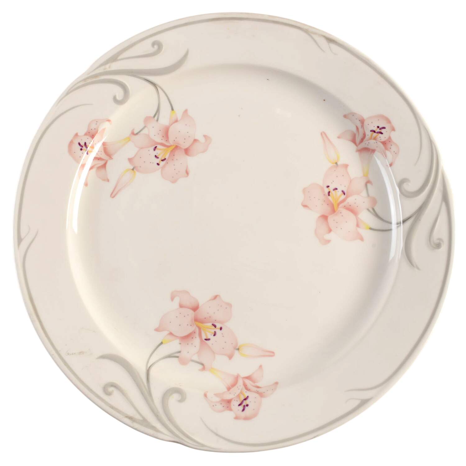 Tiger Lily 12" Chop Plate (Round Platter) by Arita-1