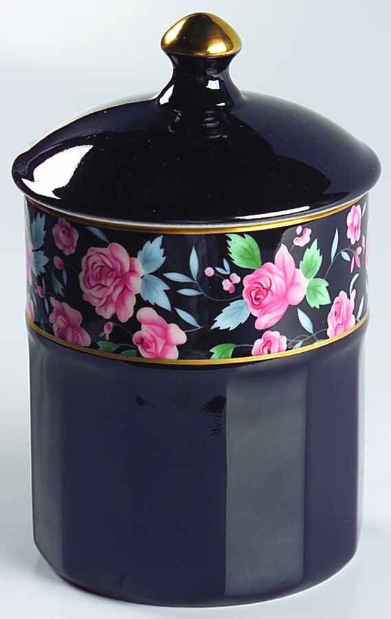 Victoria's Garden Sugar Bowl & Lid by Arita-1