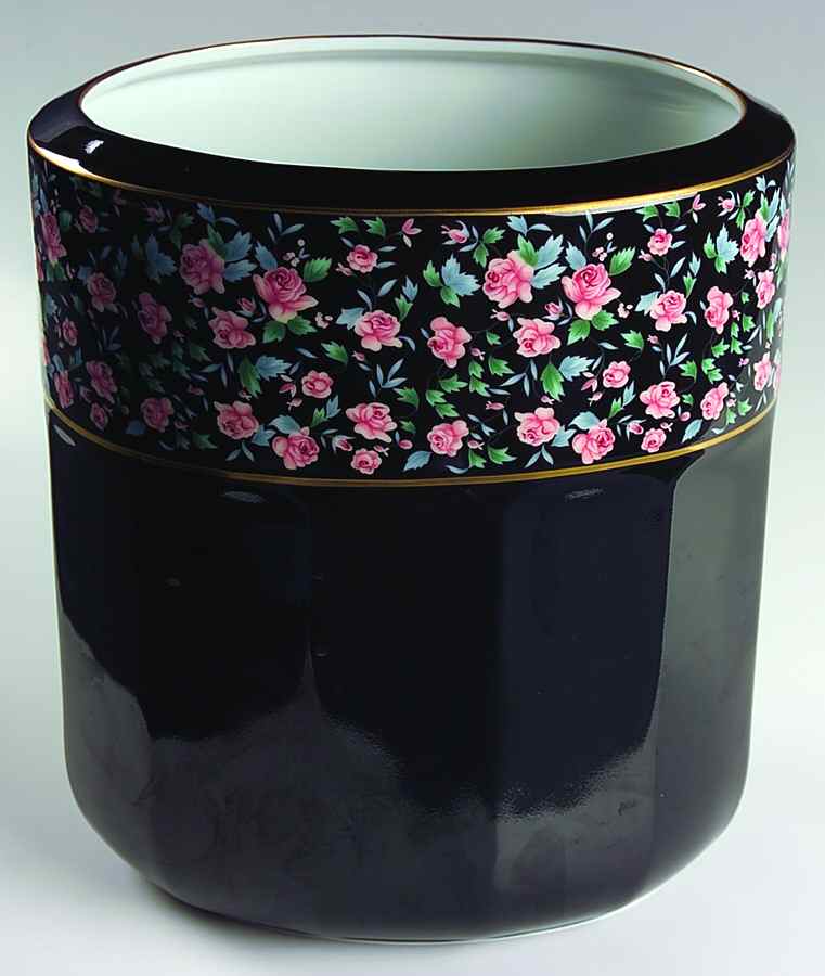 Victoria's Garden China Waste Basket by Arita-1