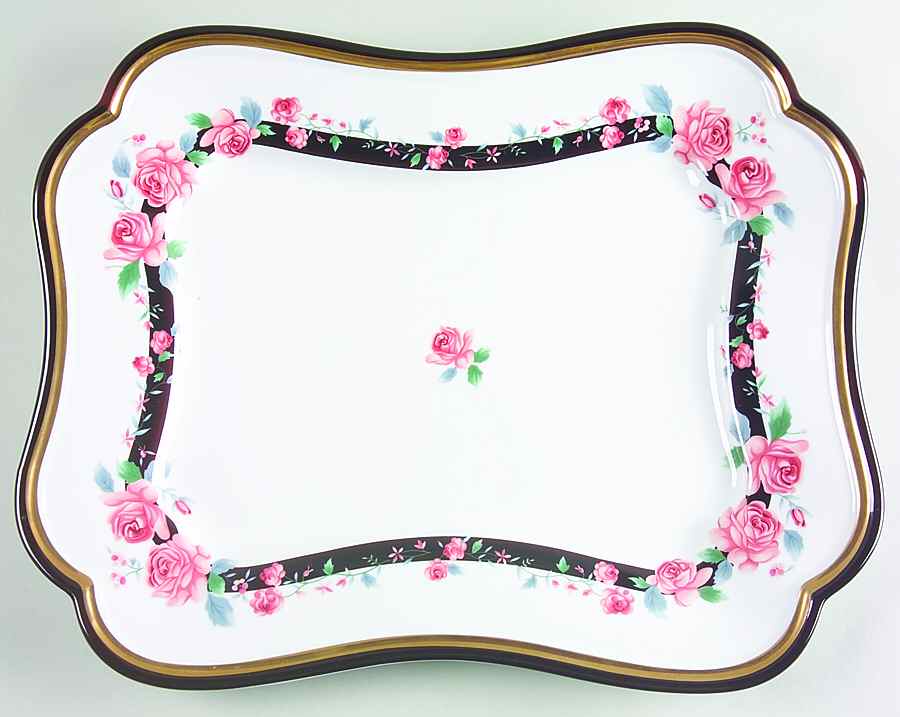 Victoria's Garden 14" Rectangular Serving Platter by Arita-1