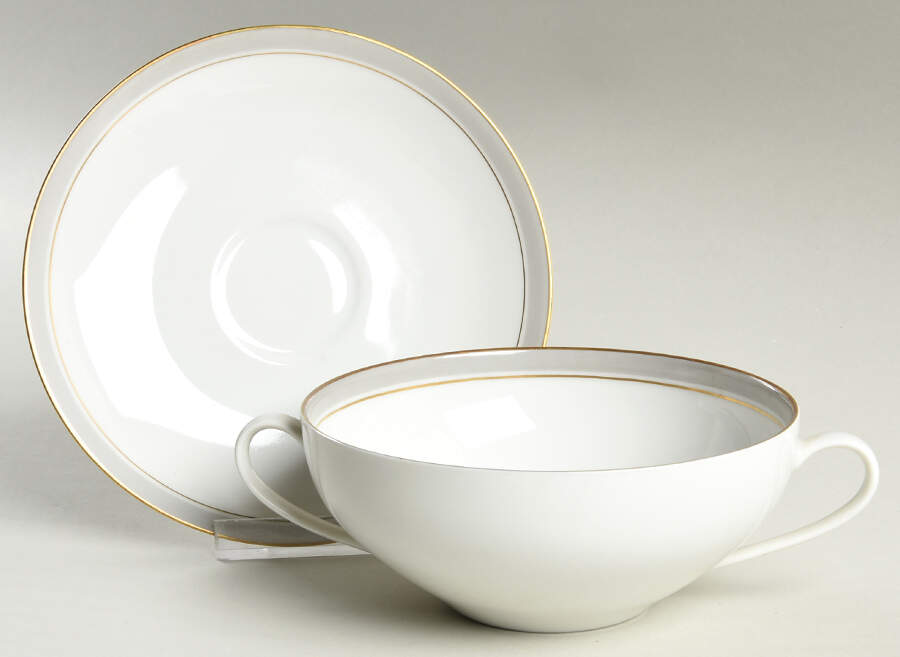 9573 Flat Cream Soup Bowl & Saucer Set by Arzberg-1