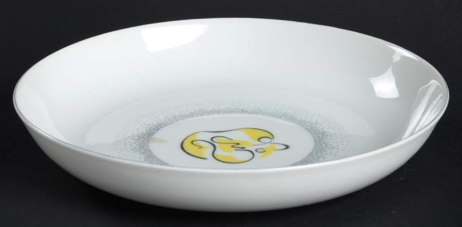 Abstract Gray Coupe Soup Bowl by Arzberg-1