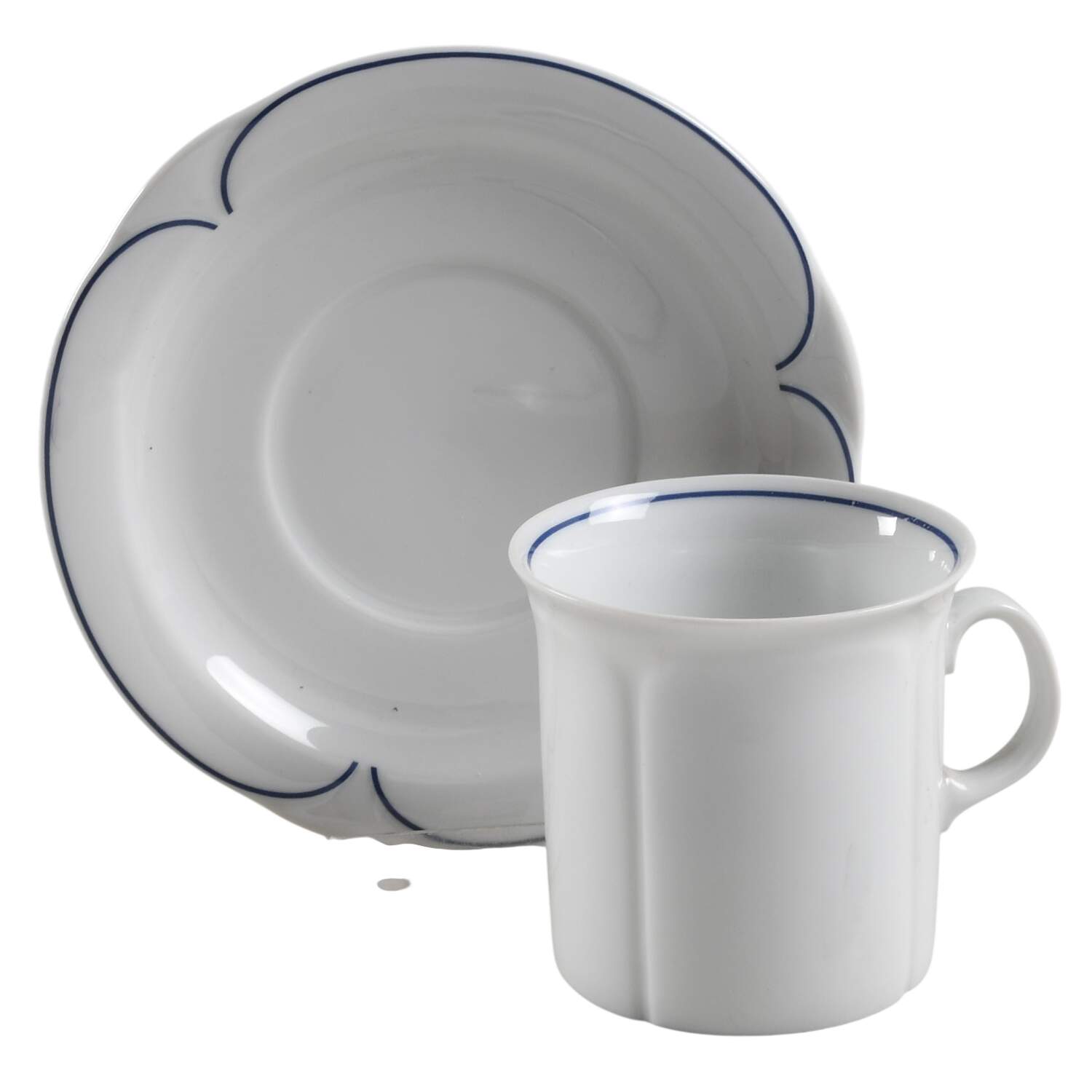 Adria Flat Cup & Saucer Set by Arzberg-1