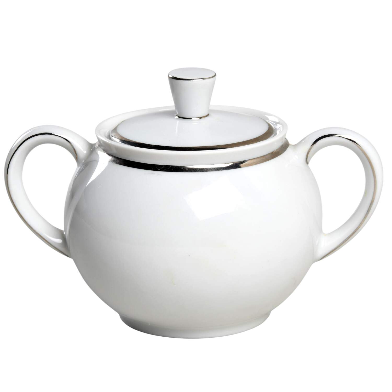 Arzberg Platinum Sugar Bowl & Lid by Arzberg-1