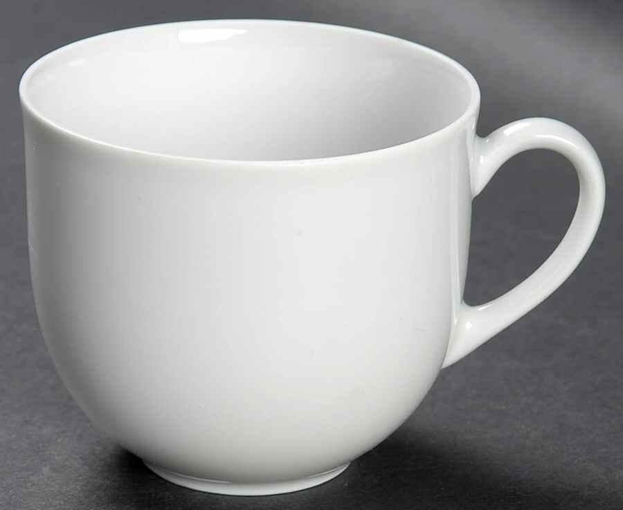 Arzberg White (Shape 1382) Flat Cup by Arzberg-1