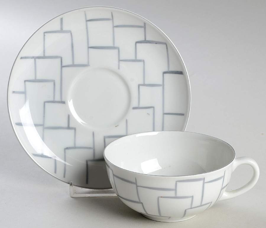 ARZ24 Flat Cup & Saucer Set by Arzberg-1