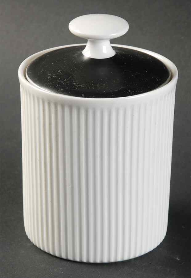 Athena Ebony Sugar Bowl & Lid by Arzberg-1