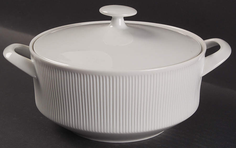 Athena White Round Covered Vegetable by Arzberg-1