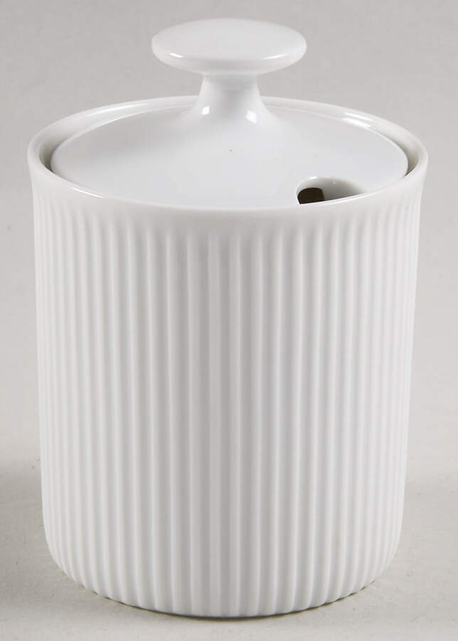 Athena White Jam/Jelly & Lid by Arzberg-1