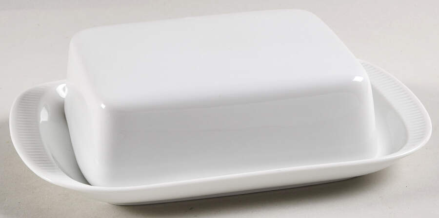 Athena White Rectangular Covered Butter by Arzberg-1