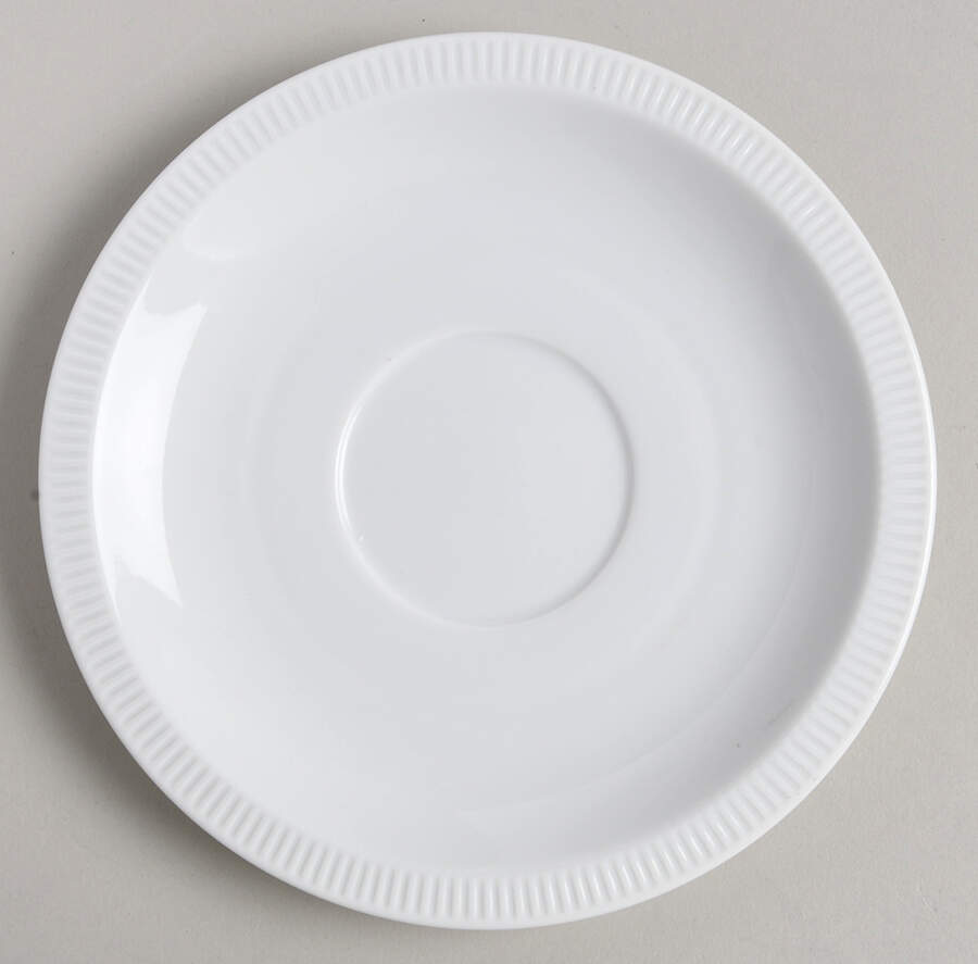 Athena White Saucer for Cream Soup Bowl by Arzberg-1