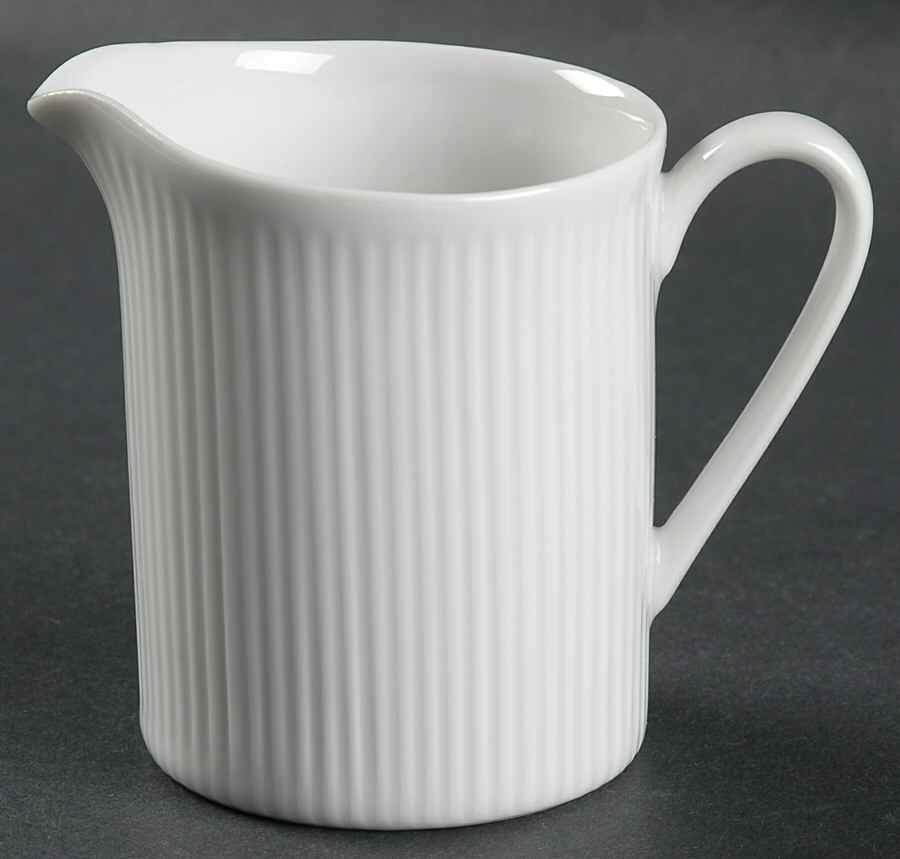 Athena White Mini Creamer by Arzberg-1