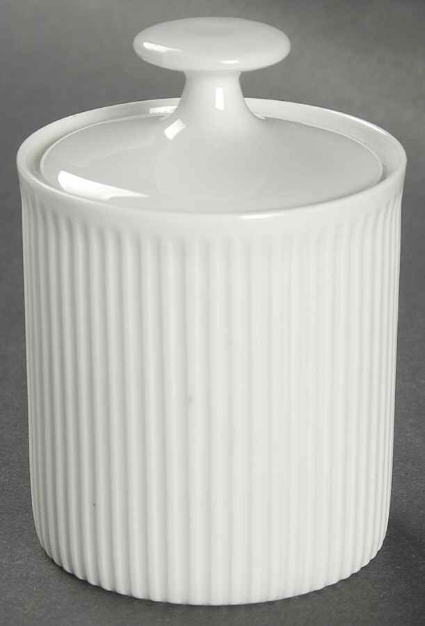 Athena White Mini Sugar Bowl & Lid by Arzberg-1