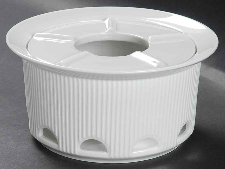 Athena White 2 Piece Warmer Stand by Arzberg-1