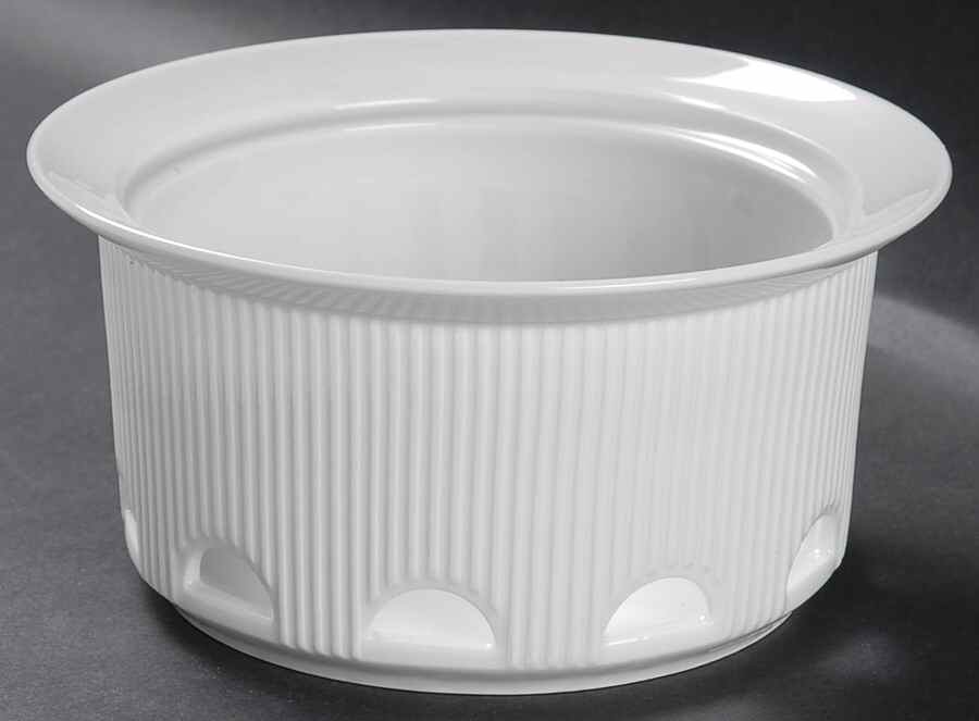 Athena White Bottom for 2 Pc Warmer Stand by Arzberg-1
