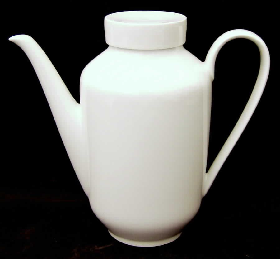 Avante White Coffee Pot & Lid by Arzberg-1