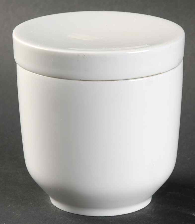 Avante White Sugar Bowl & Lid by Arzberg-1