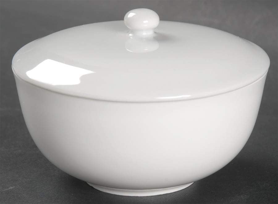 Bianco (Shape 1495) Mini Sugar Bowl & Lid by Arzberg-1