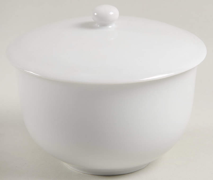 Bianco (Shape 1495) Sugar Bowl & Lid by Arzberg-1