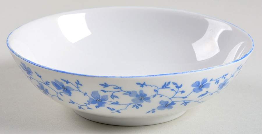 Blue Flowers (Blue Trim, Rim) Fruit/Dessert (Sauce) Bowl by Arzberg-1