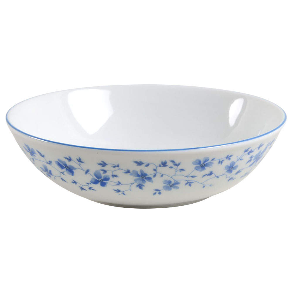 Blue Flowers (Blue Trim, Rim) Coupe Cereal Bowl by Arzberg-1