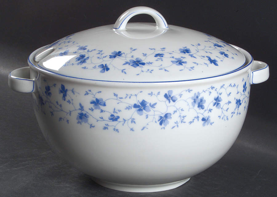 Blue Flowers (Blue Trim, Rim) Tureen &  Lid by Arzberg-1