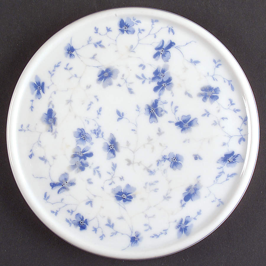 Blue Flowers (Blue Trim, Rim) Tea Tile by Arzberg-1