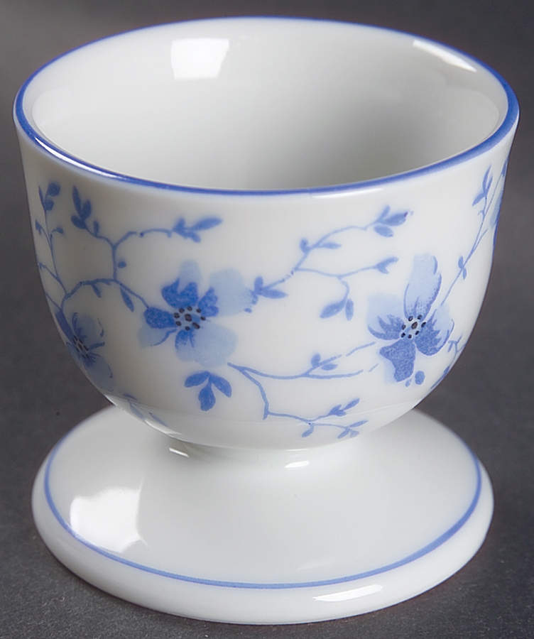 Blue Flowers (Blue Trim, Rim) Single Egg Cup by Arzberg-1