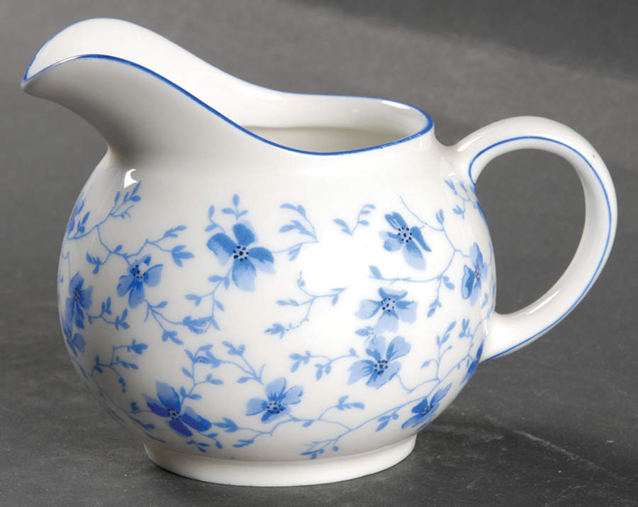 Blue Flowers (Blue Trim, Rim) Creamer by Arzberg-1