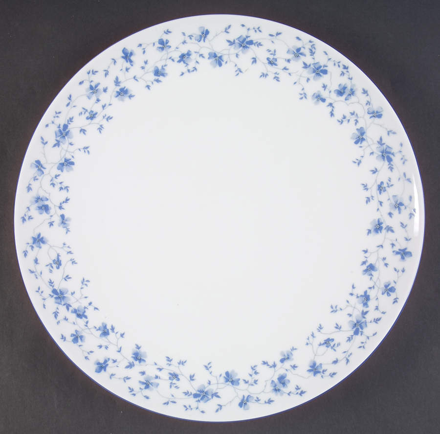 Blue Flowers (Blue Trim, Rim) 12" Chop Plate (Round Platter) by Arzberg-1