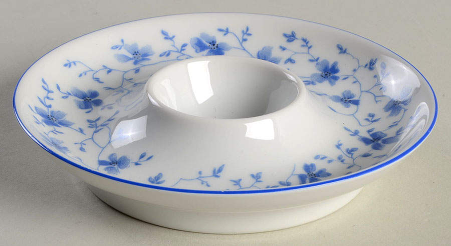 Blue Flowers (Blue Trim, Rim) Egg Holder by Arzberg-1