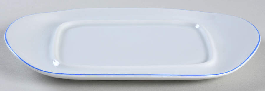 Blue Flowers (Blue Trim, Rim) Rectangular Butter No Lid by Arzberg-1