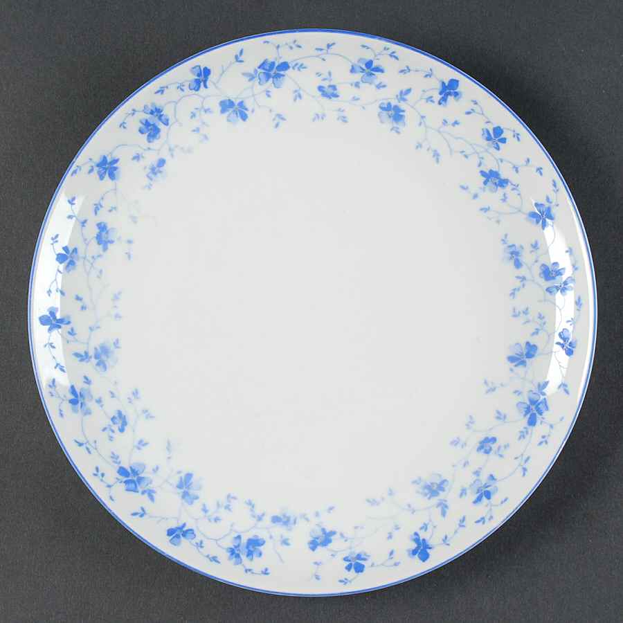 Blue Flowers (Blue Trim, Rim) Cookie Plate by Arzberg-1