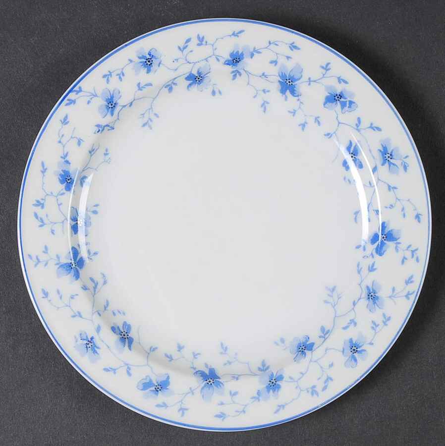 Blue Flowers (Blue Trim, Rim) Bread & Butter Plate by Arzberg-1