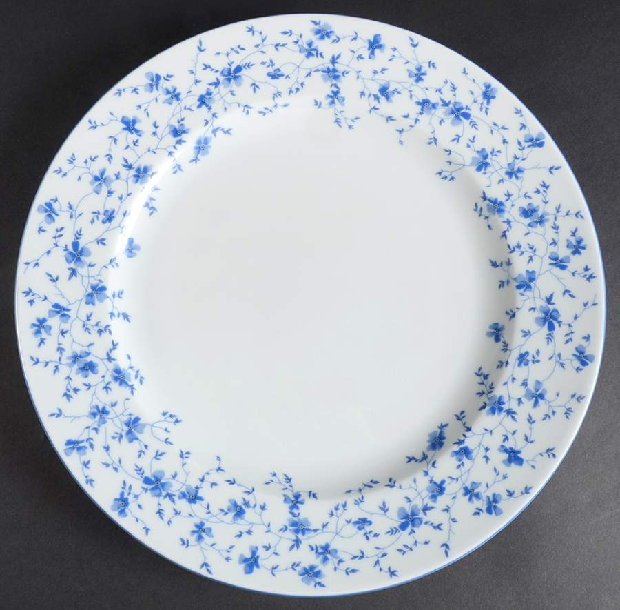 Blue Flowers (Blue Trim, Rim) Service Plate (Charger) by Arzberg-1
