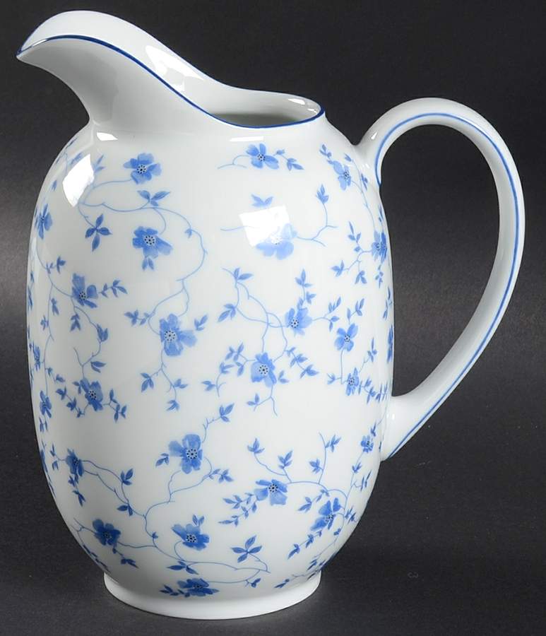 Blue Flowers (Blue Trim, Rim) 40 Oz Pitcher by Arzberg-1