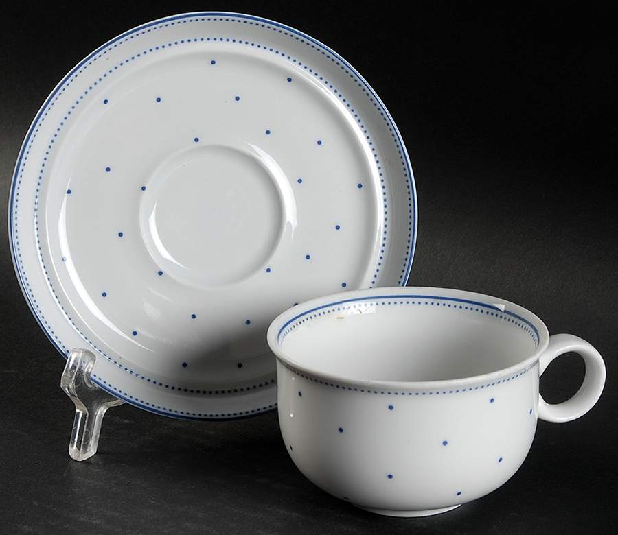 Blue Lagoon Flat Cup & Saucer Set by Arzberg-1