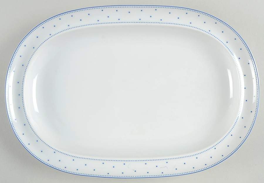 Blue Lagoon 12" Oval Serving Platter by Arzberg-1
