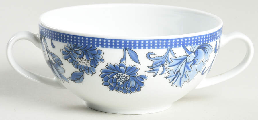 Blues Flat Cream Soup Bowl by Arzberg-1