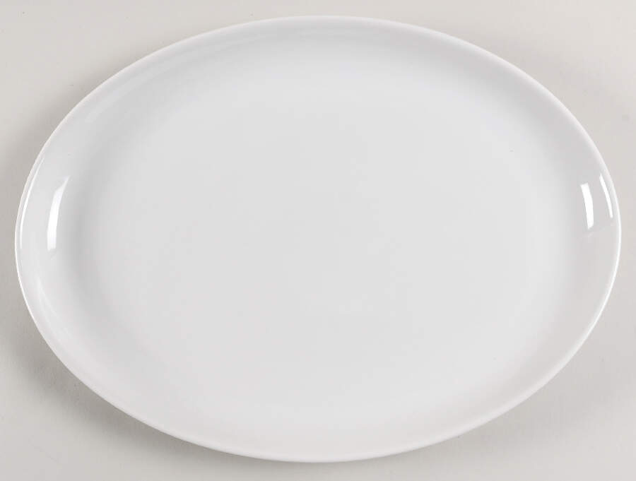 Brasilia White 15" Oval Serving Platter by Arzberg-1