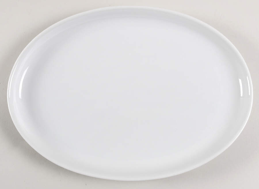 Brasilia White 12" Oval Serving Platter by Arzberg-1
